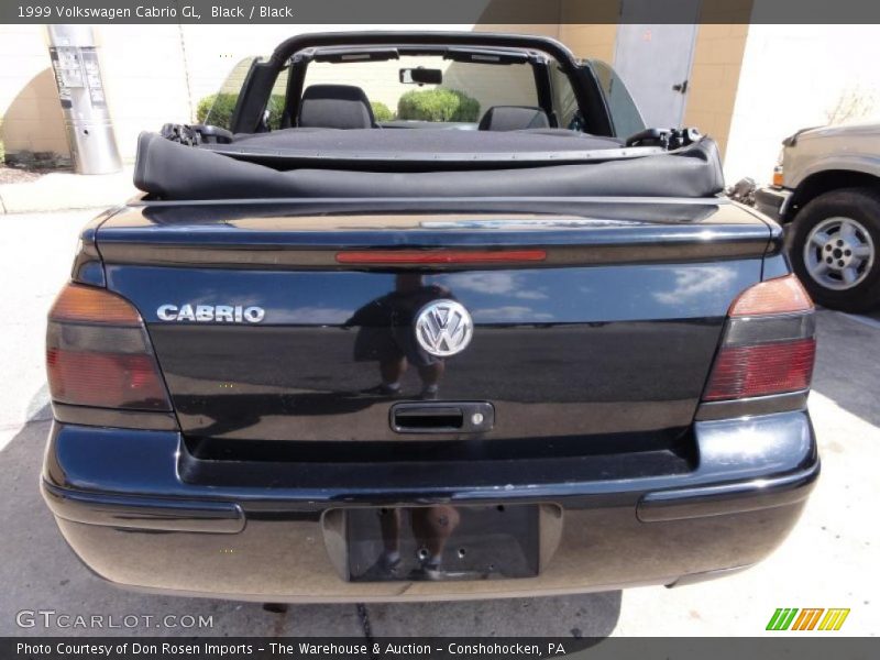 Black / Black 1999 Volkswagen Cabrio GL
