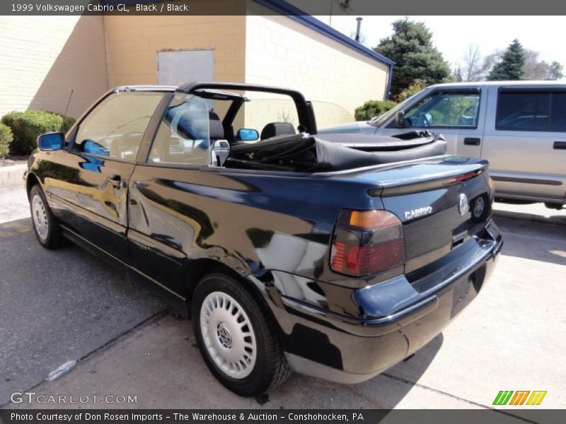 Black / Black 1999 Volkswagen Cabrio GL
