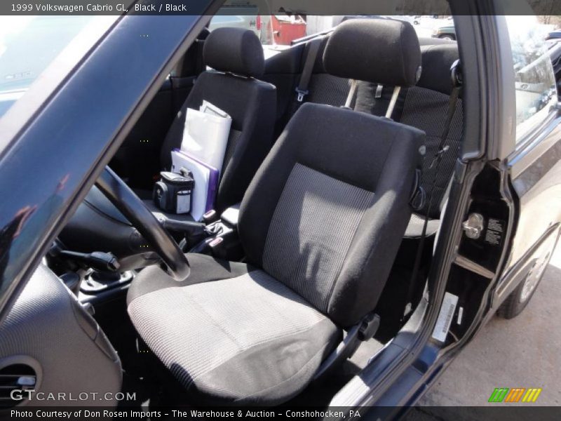 Black / Black 1999 Volkswagen Cabrio GL