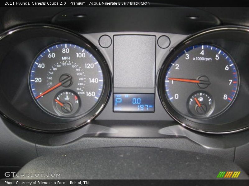  2011 Genesis Coupe 2.0T Premium 2.0T Premium Gauges