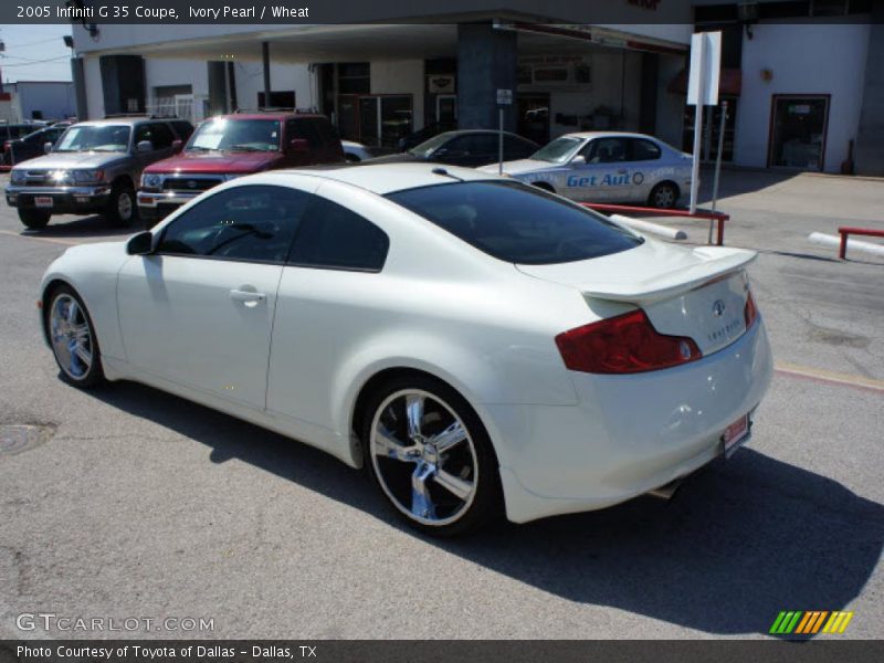 Ivory Pearl / Wheat 2005 Infiniti G 35 Coupe