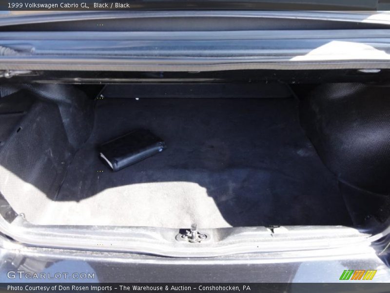 Black / Black 1999 Volkswagen Cabrio GL
