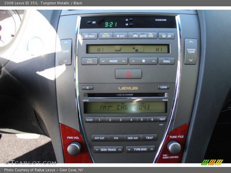 Tungsten Metallic / Black 2008 Lexus ES 350