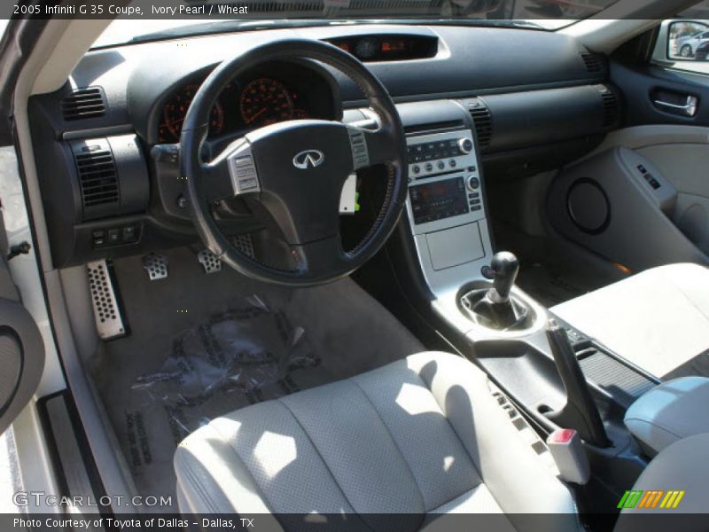 Ivory Pearl / Wheat 2005 Infiniti G 35 Coupe