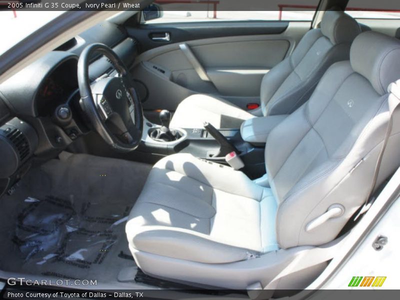 Ivory Pearl / Wheat 2005 Infiniti G 35 Coupe