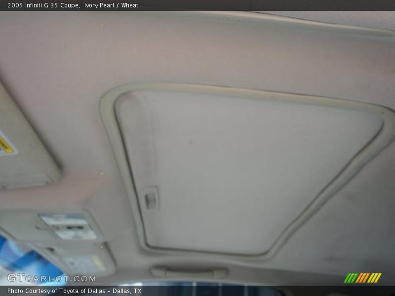 Ivory Pearl / Wheat 2005 Infiniti G 35 Coupe