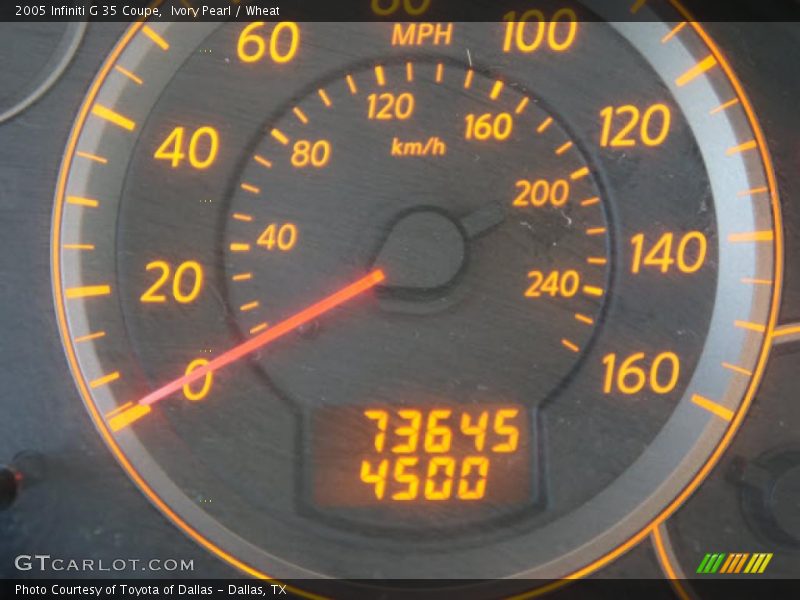 Ivory Pearl / Wheat 2005 Infiniti G 35 Coupe