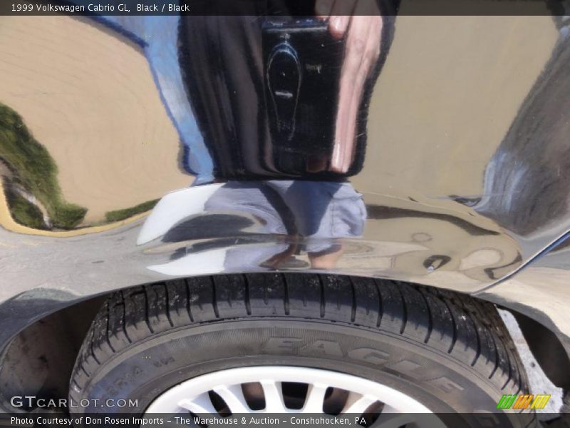 Black / Black 1999 Volkswagen Cabrio GL