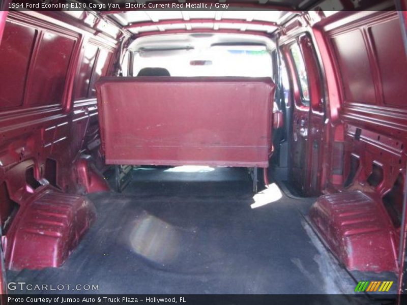 Electric Current Red Metallic / Gray 1994 Ford Econoline E150 Cargo Van