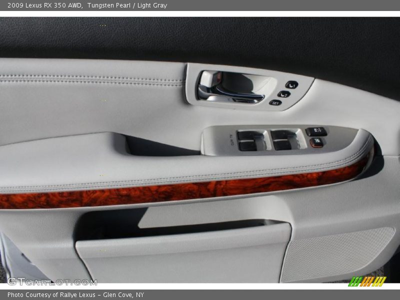 Tungsten Pearl / Light Gray 2009 Lexus RX 350 AWD