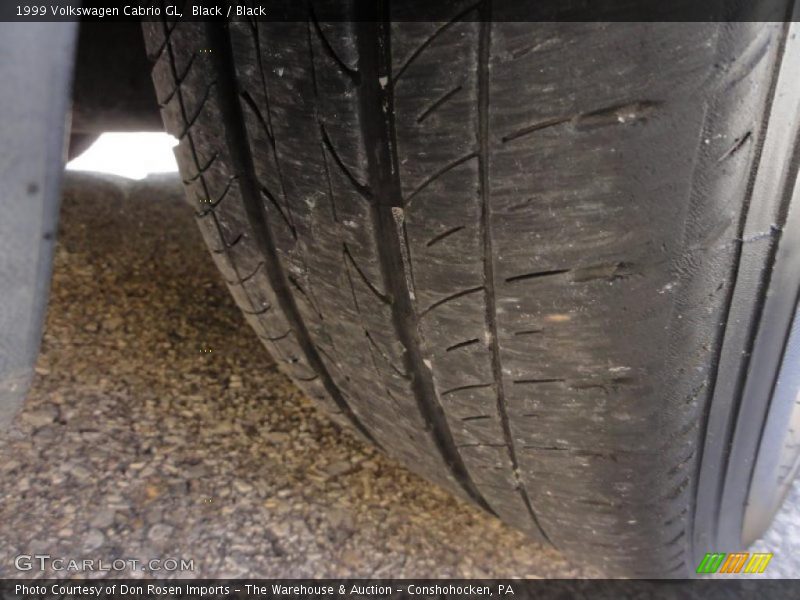 Black / Black 1999 Volkswagen Cabrio GL