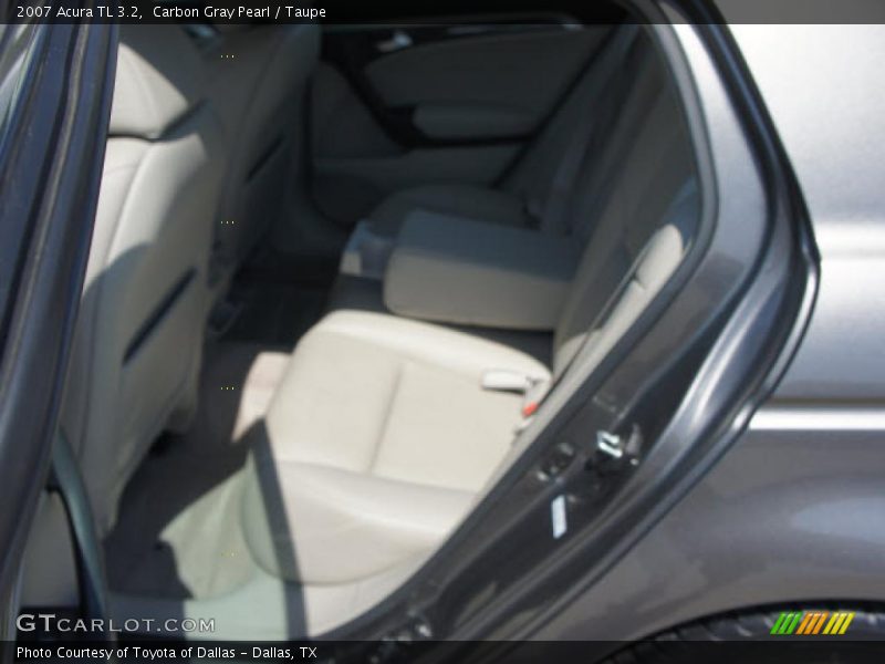 Carbon Gray Pearl / Taupe 2007 Acura TL 3.2