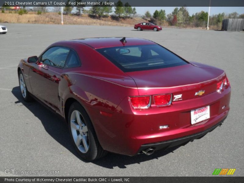 Red Jewel Metallic / Beige 2011 Chevrolet Camaro LT Coupe