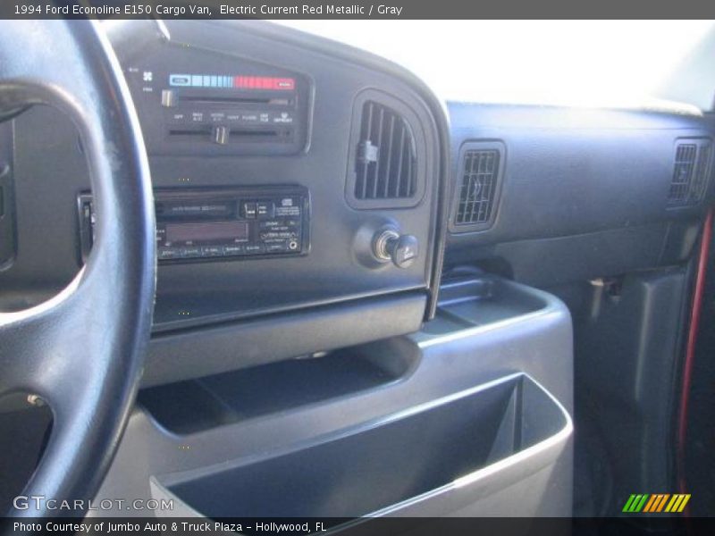 Electric Current Red Metallic / Gray 1994 Ford Econoline E150 Cargo Van