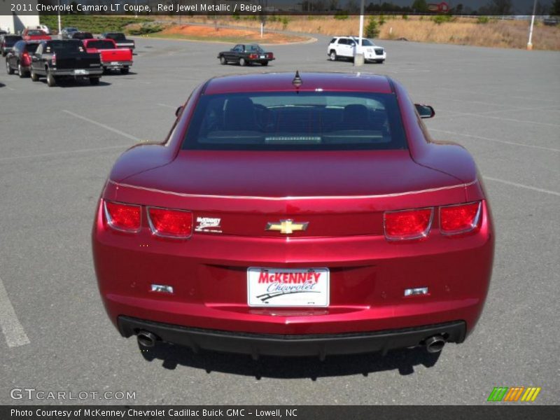 Red Jewel Metallic / Beige 2011 Chevrolet Camaro LT Coupe