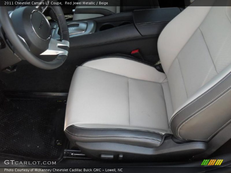 Red Jewel Metallic / Beige 2011 Chevrolet Camaro LT Coupe