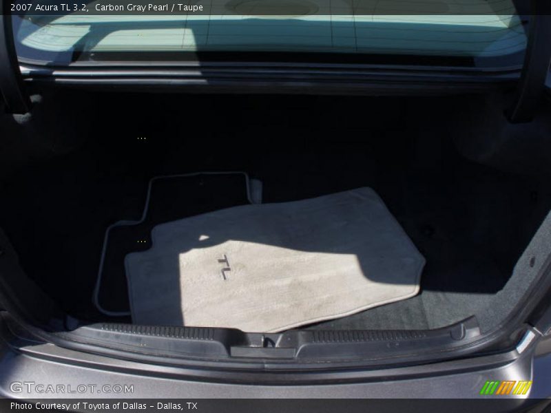 Carbon Gray Pearl / Taupe 2007 Acura TL 3.2