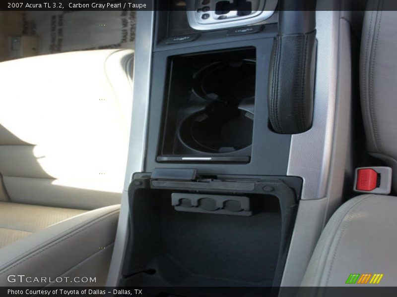 Carbon Gray Pearl / Taupe 2007 Acura TL 3.2