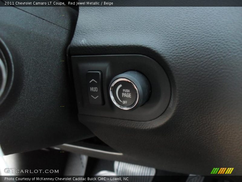 Controls of 2011 Camaro LT Coupe