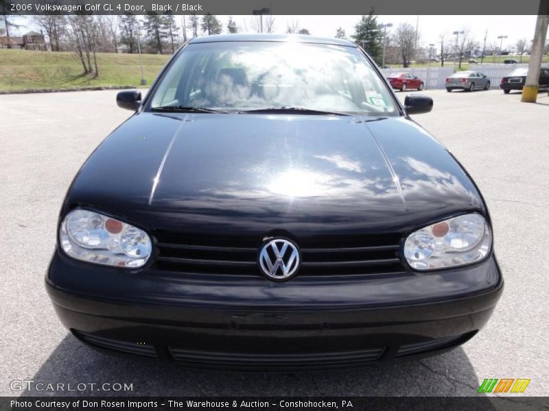 Black / Black 2006 Volkswagen Golf GL 4 Door