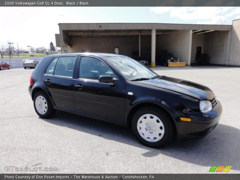 Black / Black 2006 Volkswagen Golf GL 4 Door