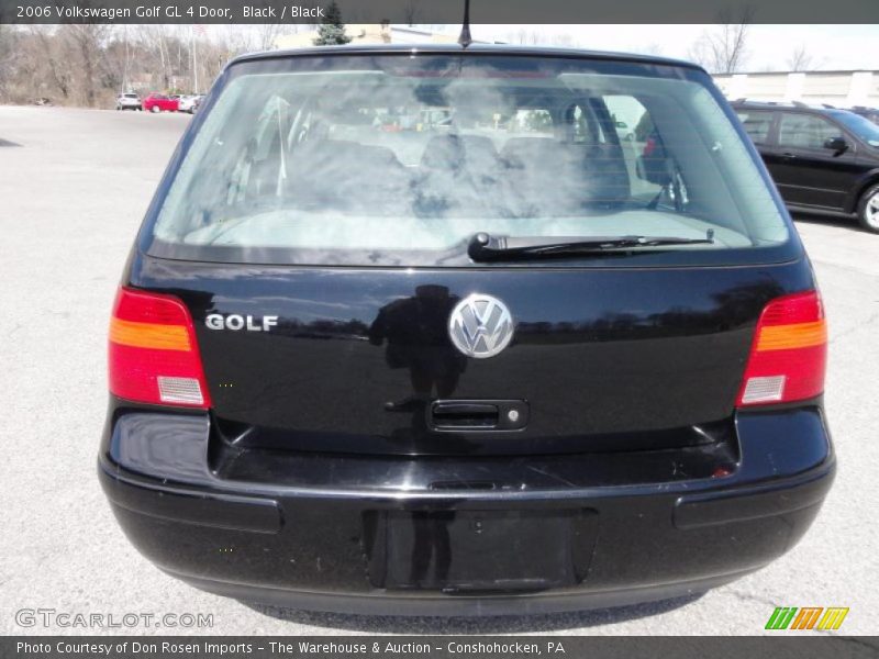 Black / Black 2006 Volkswagen Golf GL 4 Door