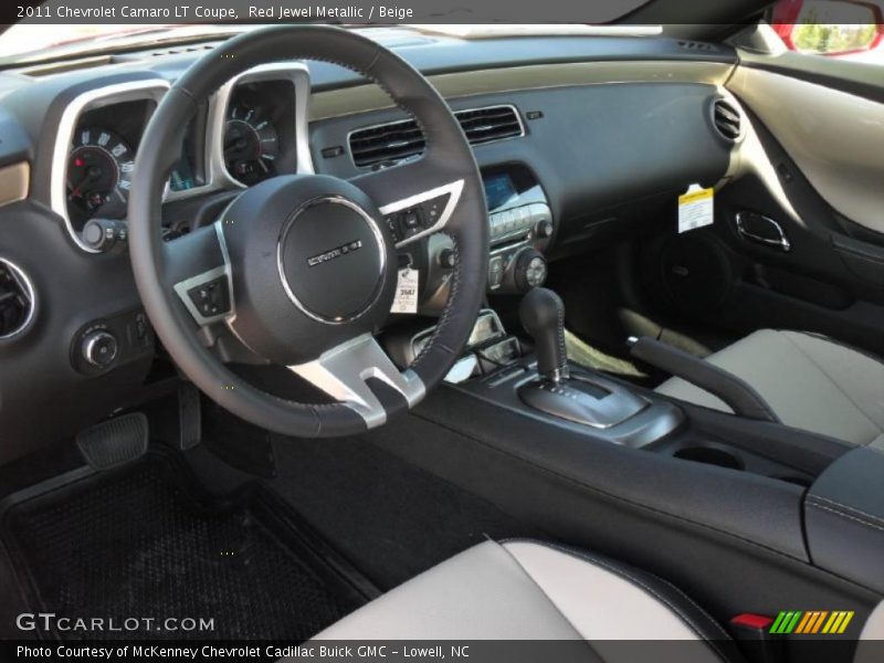 Beige Interior - 2011 Camaro LT Coupe 