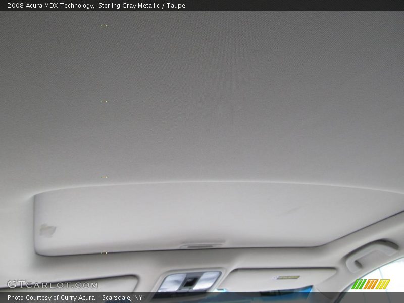 Sterling Gray Metallic / Taupe 2008 Acura MDX Technology