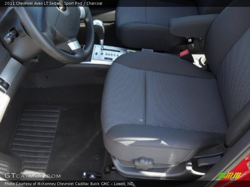  2011 Aveo LT Sedan Charcoal Interior