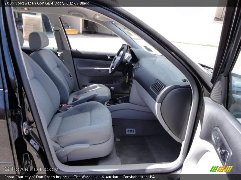  2006 Golf GL 4 Door Black Interior