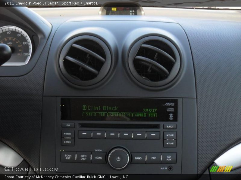 Sport Red / Charcoal 2011 Chevrolet Aveo LT Sedan