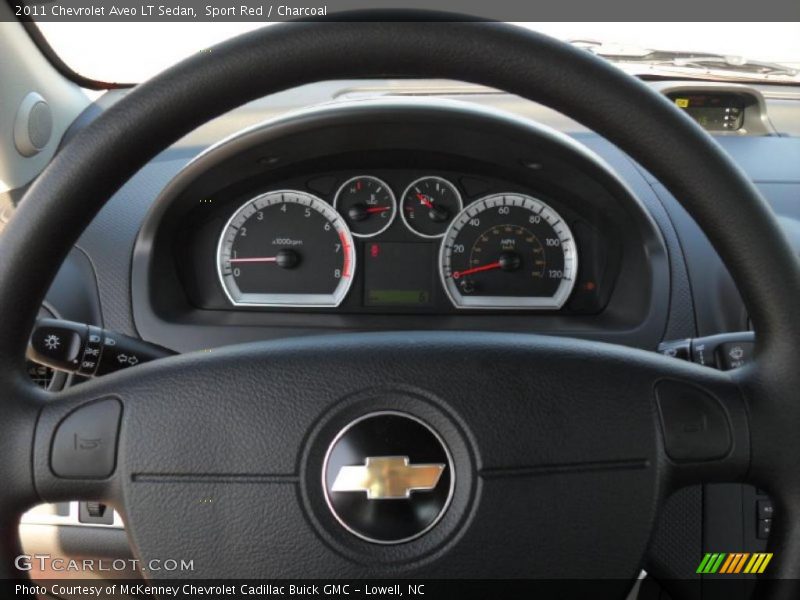 Sport Red / Charcoal 2011 Chevrolet Aveo LT Sedan