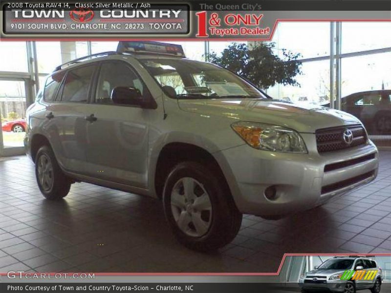 Classic Silver Metallic / Ash 2008 Toyota RAV4 I4