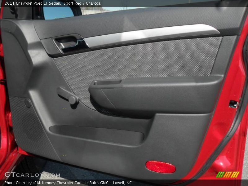 Sport Red / Charcoal 2011 Chevrolet Aveo LT Sedan