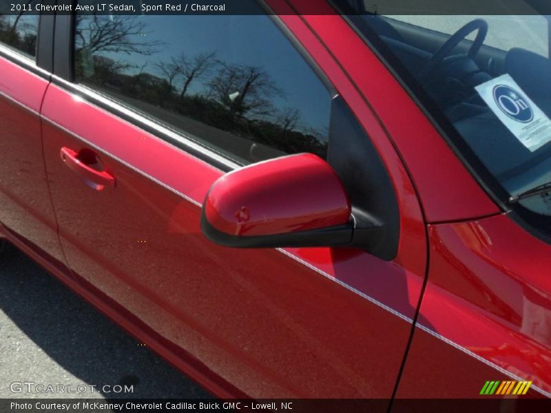 Sport Red / Charcoal 2011 Chevrolet Aveo LT Sedan