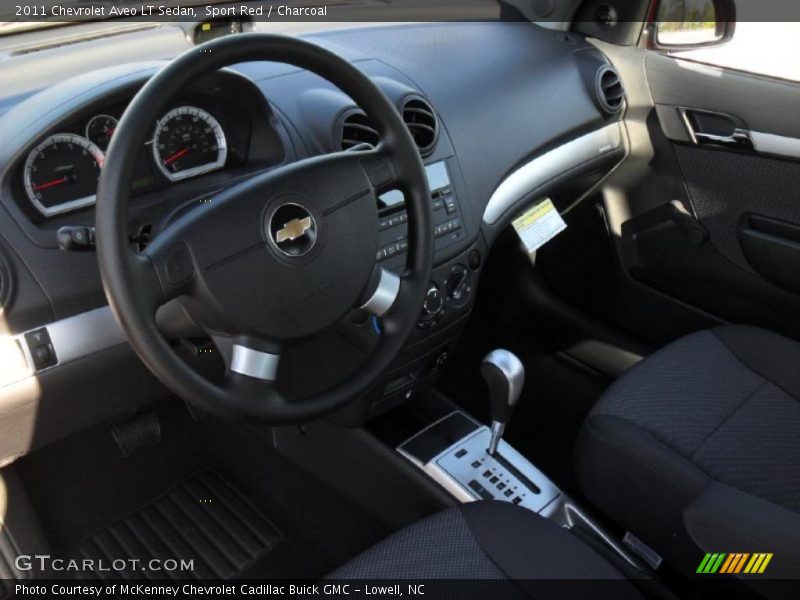Charcoal Interior - 2011 Aveo LT Sedan 