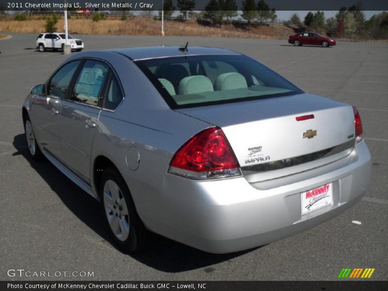 Silver Ice Metallic / Gray 2011 Chevrolet Impala LS