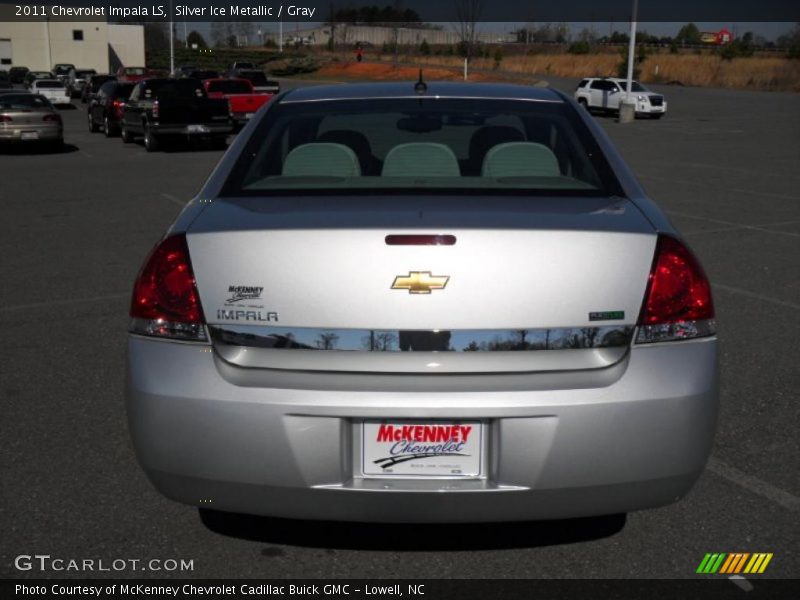 Silver Ice Metallic / Gray 2011 Chevrolet Impala LS