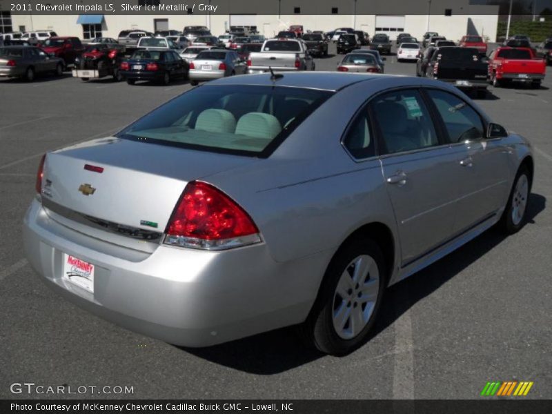 Silver Ice Metallic / Gray 2011 Chevrolet Impala LS