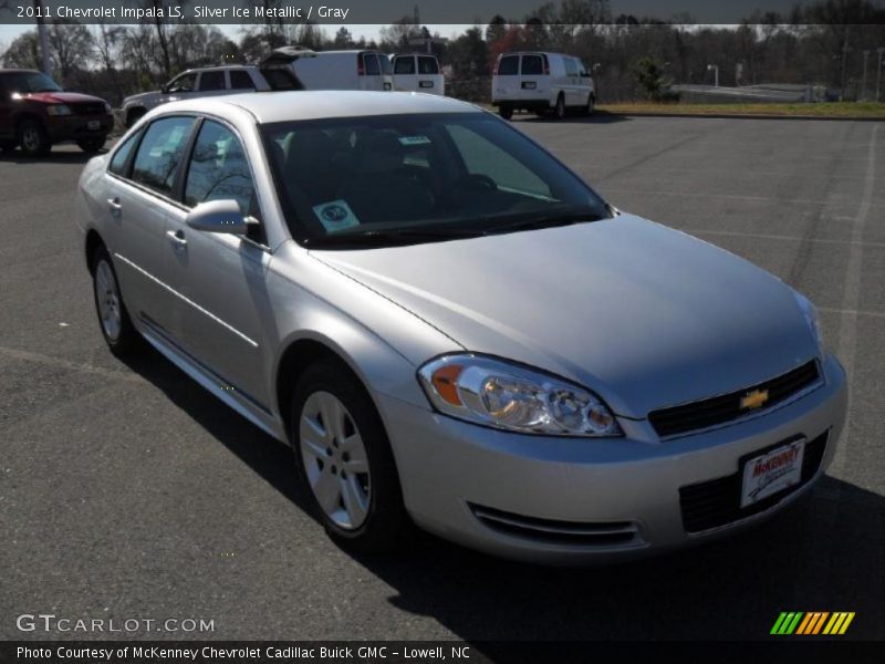 Silver Ice Metallic / Gray 2011 Chevrolet Impala LS