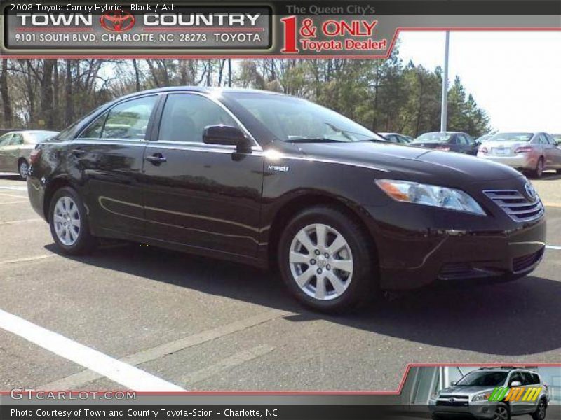 Black / Ash 2008 Toyota Camry Hybrid