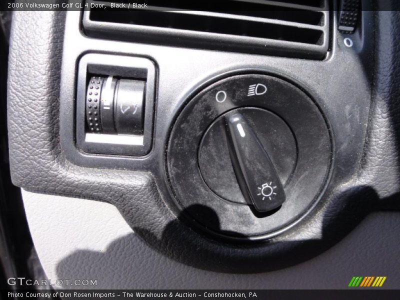 Black / Black 2006 Volkswagen Golf GL 4 Door