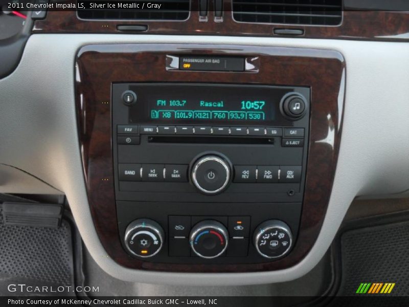 Silver Ice Metallic / Gray 2011 Chevrolet Impala LS