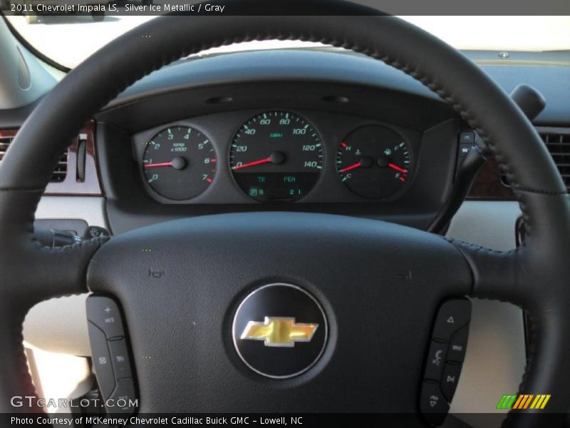 Silver Ice Metallic / Gray 2011 Chevrolet Impala LS