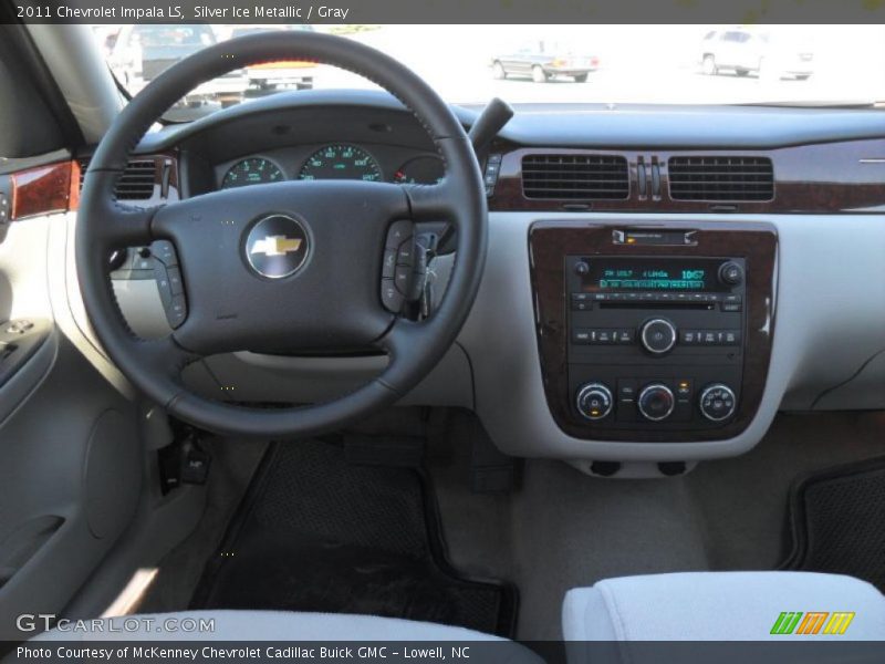 Silver Ice Metallic / Gray 2011 Chevrolet Impala LS