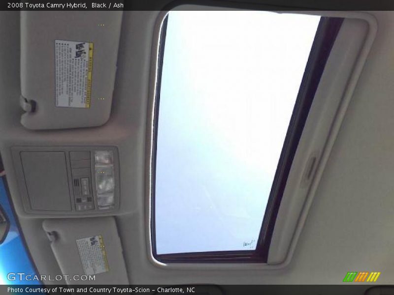 Sunroof of 2008 Camry Hybrid