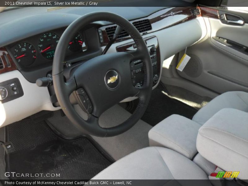 Silver Ice Metallic / Gray 2011 Chevrolet Impala LS