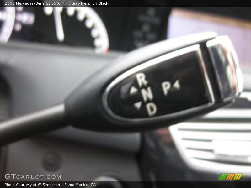 Flint Grey Metallic / Black 2008 Mercedes-Benz CL 550