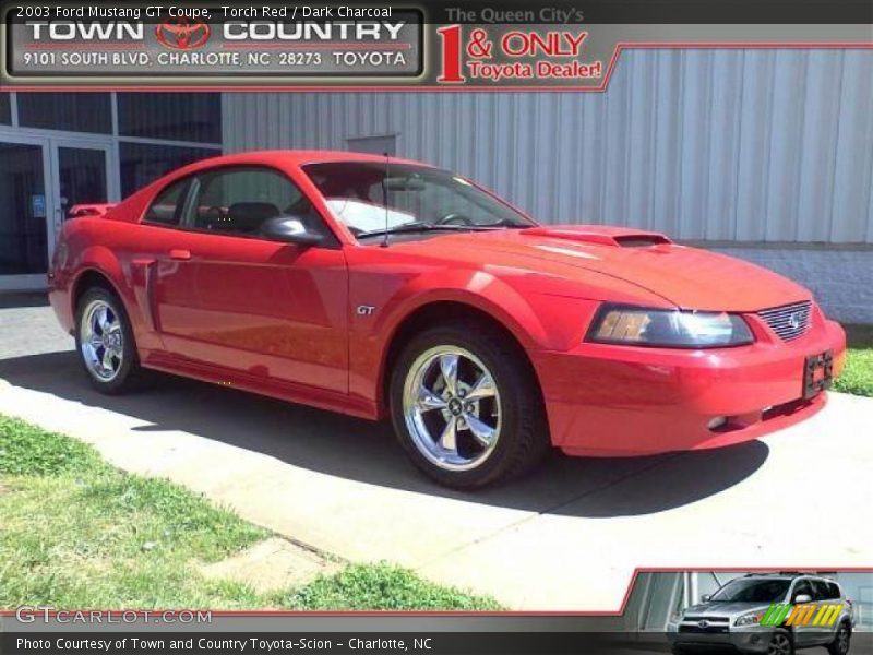 Torch Red / Dark Charcoal 2003 Ford Mustang GT Coupe
