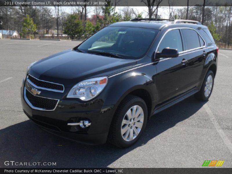 Black Granite Metallic / Jet Black 2011 Chevrolet Equinox LT